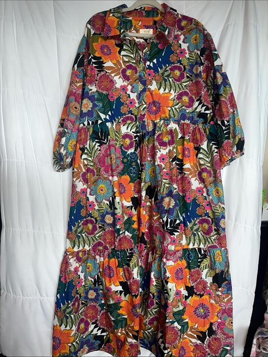 Maeve Dresses & Skirts - Maeve Bettina Tiered Maxi Dress from Anthropologie size XL NWT